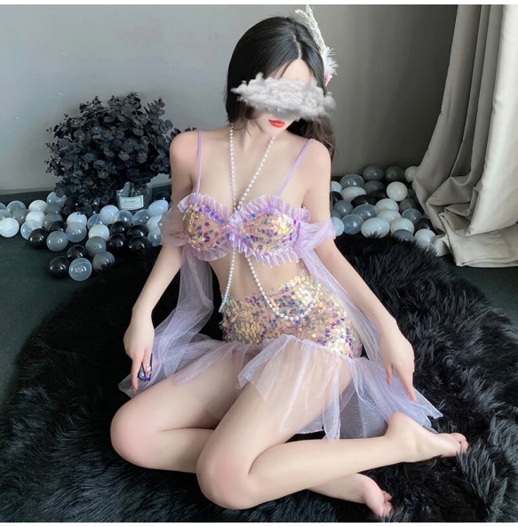 FEE ET MOI - Fantasy Mermaid Princess Dress (Purple)